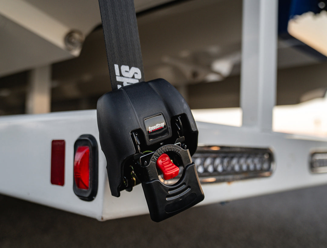 Retractable marine Transom Straps with Snap S hooks (2 PACK)