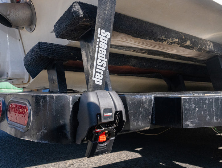 Retractable marine Transom Straps with Snap S hooks (2 PACK)