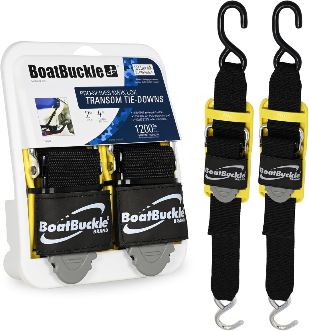 BoatBuckle-Transom Tie-Downs 2" 4ft - Eggers Webshop-F17632-