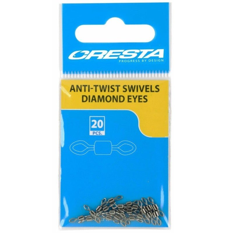 Cresta-Anti Twist Swivels Diamond Eyes 0,03 Gr size 22 - Eggers Webshop-4723 101-