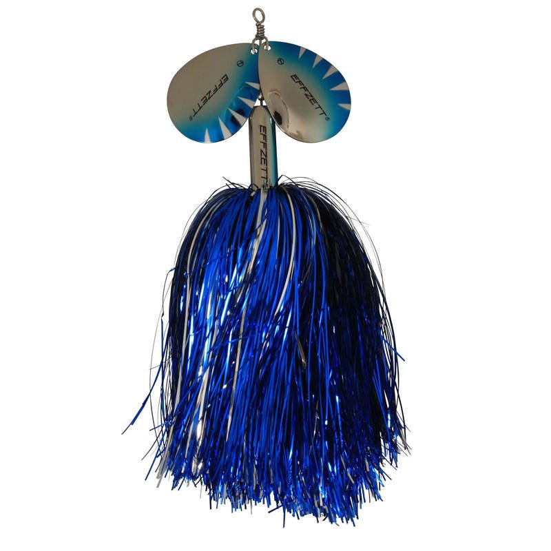 Effzett-Pike Rattlin' Spinner 6 40gr Silver/Blue - Eggers Webshop-52728-