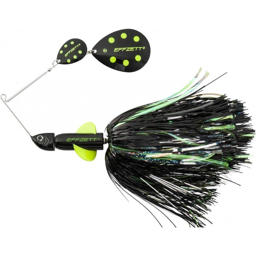 Effzett-Pike Rattlin' Spinnerbait 17 cm 43 gr Black Demon - Eggers Webshop-56294-