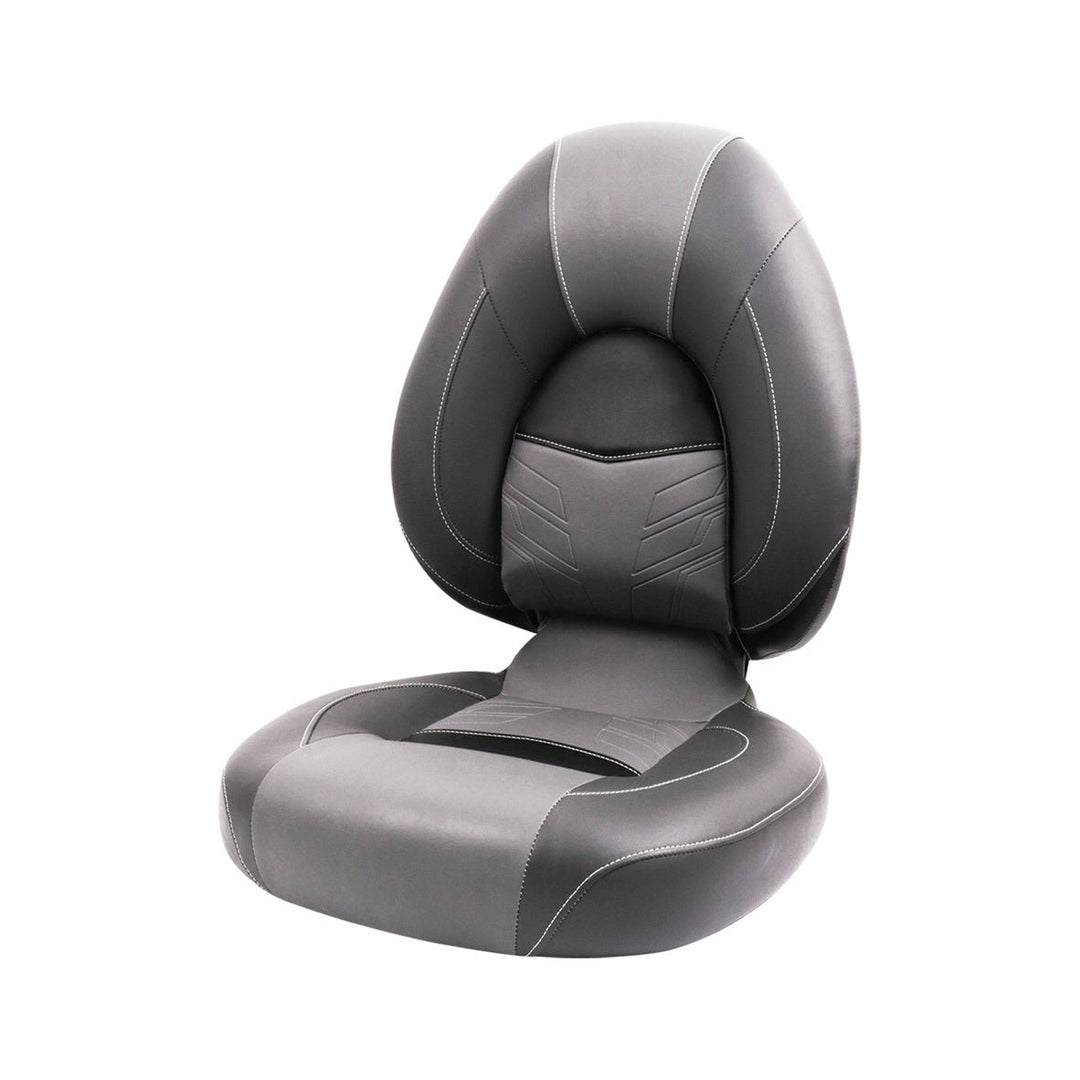 Eggers-Tech High Back Bootstoel Zwart/Donkergrijs - Eggers Webshop-577616-