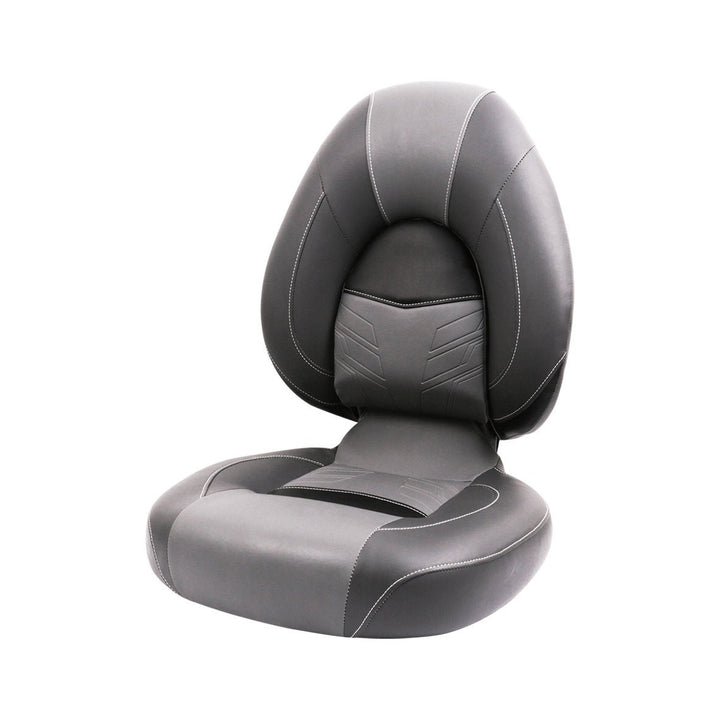 Eggers-Tech High Back Bootstoel Zwart/Donkergrijs - Eggers Webshop-577616-