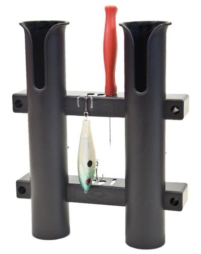 Fish-On!-Tube Double Rod Holder Black - Eggers Webshop-73101-