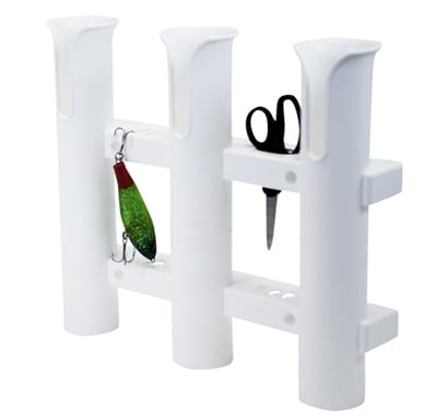 Fish-On!-Tube Triple Rod Holder White - Eggers Webshop-73200-