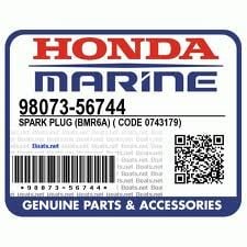 Honda-Bougie Sparkplug Honda BMR6A - Eggers Webshop-98073-56744-