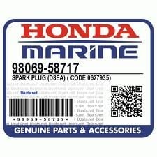 Honda-Bougie Sparkplug Honda D8EA - Eggers Webshop-98069-58717-