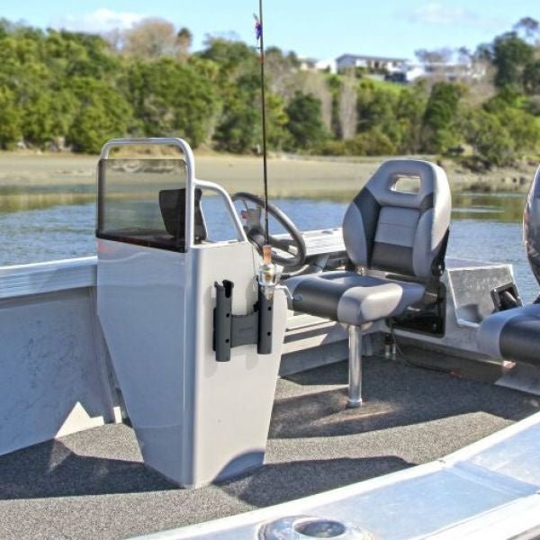 Railblaza-Rod Holder Dual met bakje Zwart - Eggers Webshop-09-0010-11-