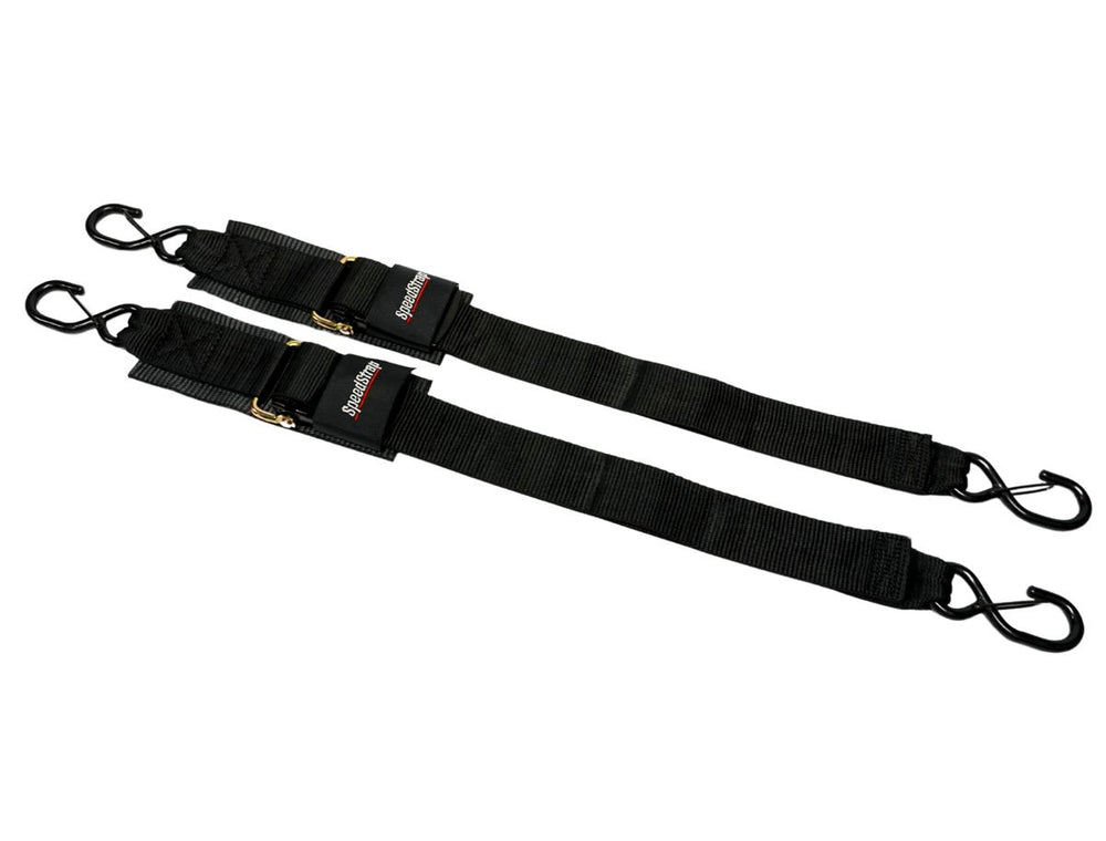 SpeedStrap-2” X 4’ Marine Transom Tie-down straps with snap S-hooks (2 PACK) - Eggers Webshop-28600-DSH-